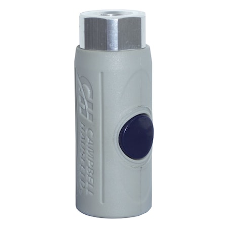 Campbell Hausfeld 1/4" T&IM COUPLER 1/4" F  - Push Button Safety Coupler DA403400